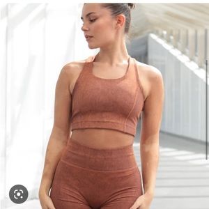 Top brown/burnt size small